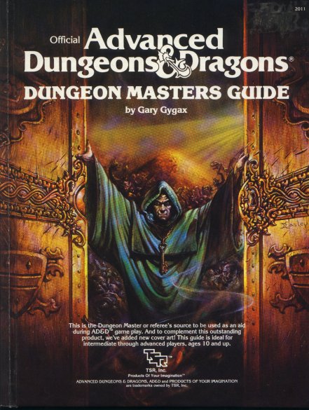 Dungeon Masters Guide (orange spine)
