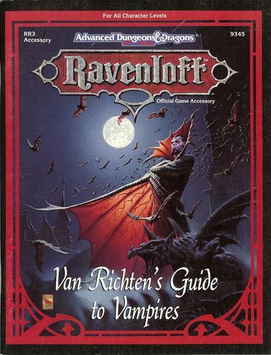 RR3 Van Richten&#39;s Guide to Vampires
